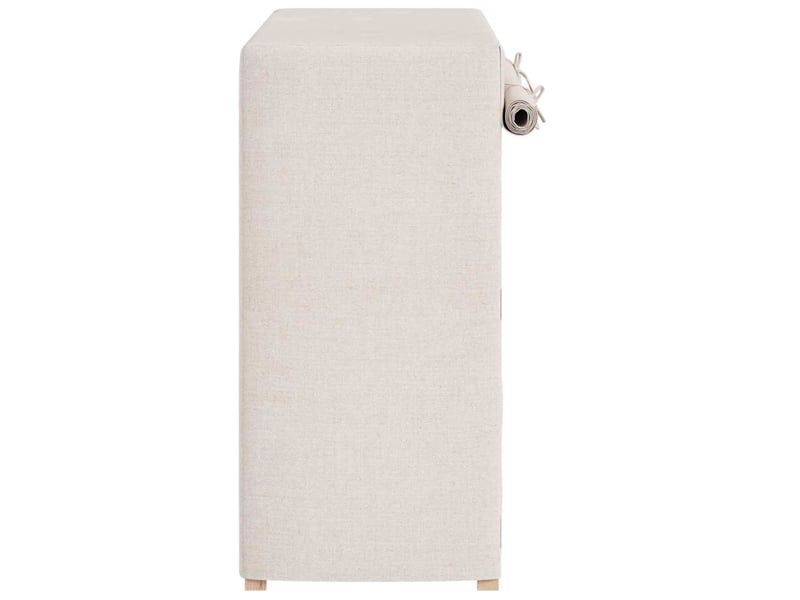  Meuble à chaussure | armoire à chaussures avec housse blanc 79x40x80 cm  tissu  - Conforama E