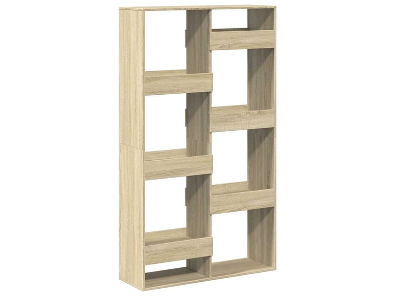  Bibliothèque, meuble de rangement salon chêne sonoma 100x33x175 cm bois d'ingénierie  - Conforama A