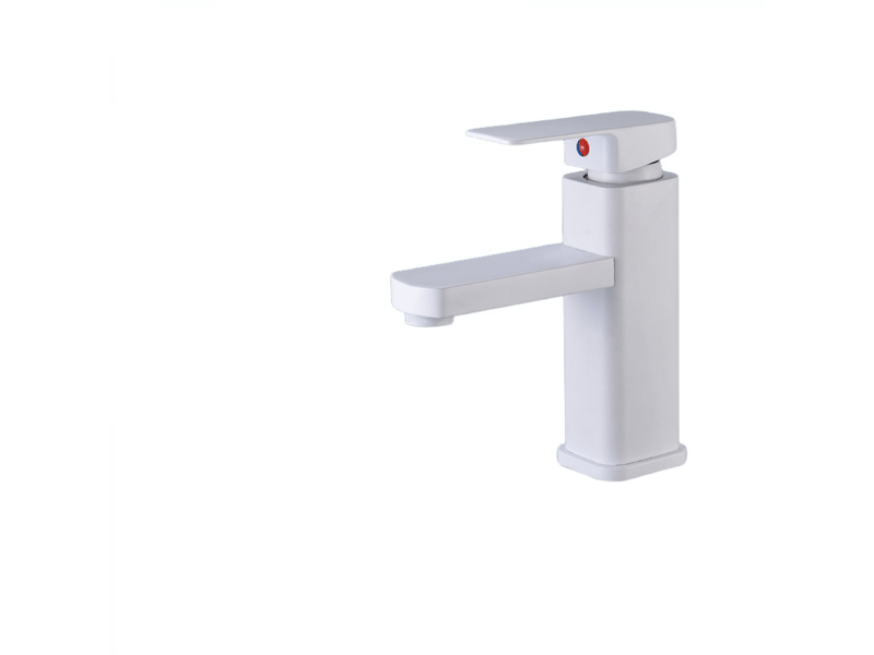 Robinet double usage eau chaudeeau froide pour salle de bain et cuisine (blanc mat - 60 cm) - Conforama A