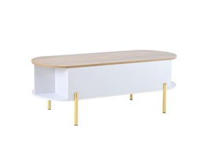 Table basse capsule coloris bicolore <strong>BEAUNIV</strong> <strong></strong> - 50 cmx120 cm