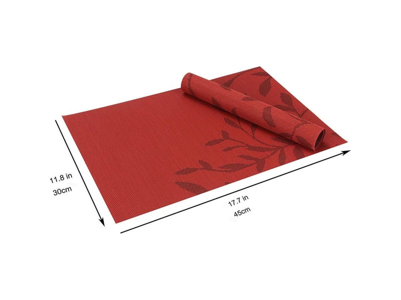  Groofoo – sets de table lavables antidérapants – résistants à l'usure et à la chaleur – lot de 6 – dimensions 30x45 cm – antibactériens et résistants à la moisissure  - Conforama C