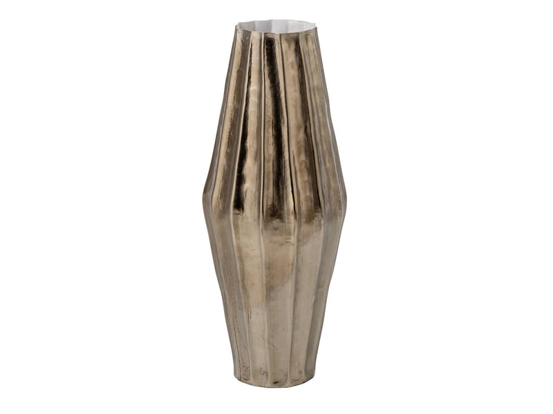  Vase design en métal tessa 57cm doré  - Conforama A
