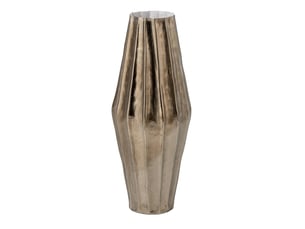 Vase design en métal tessa 57cm doré
