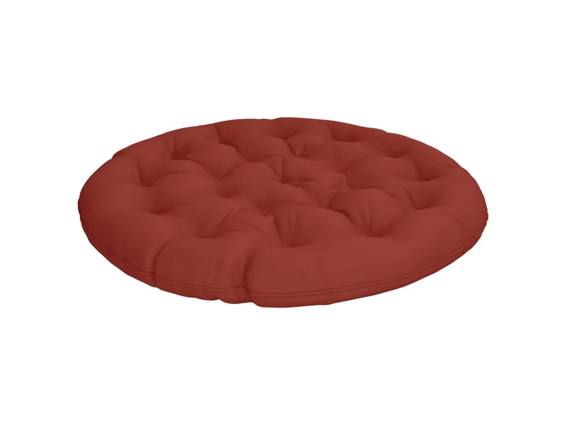 Coussin de chaise papasan, coussin d'assise vianen 100 % polyester rouge cf54242 - Conforama A