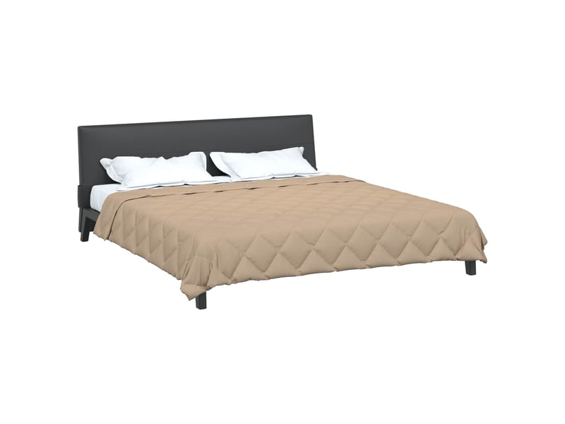  Duvet - couette complet toute l'année 220 x 240 cm 300 gsm taupe  - Conforama C