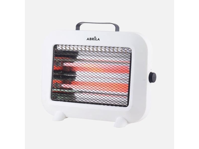  Fabrilamp zorita chauffage radiant à quartz 800 w, 2 puissances, blanc, 25 × 32,5 × 10,5 cm 255820801 - Conforama A