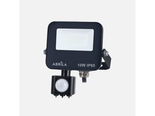 Projecteur led avec détecteur fabrilamp boiro 10 w 1000 lm 6500 k noir ip65 15 x 11 x 6 cm