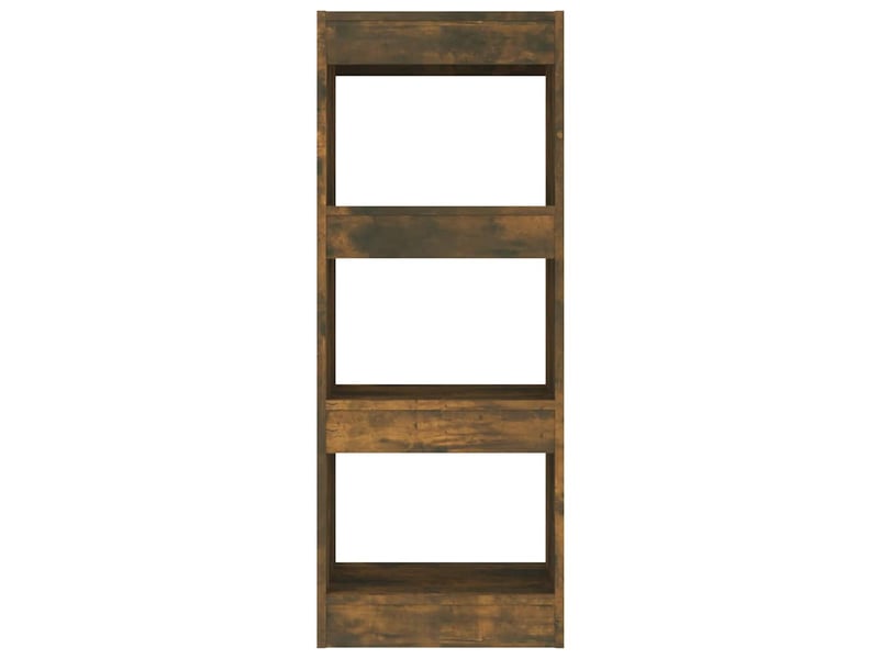  Bibliothèque, étagère de rangement chêne fumé bois d'ingénierie shl4613  - Conforama E