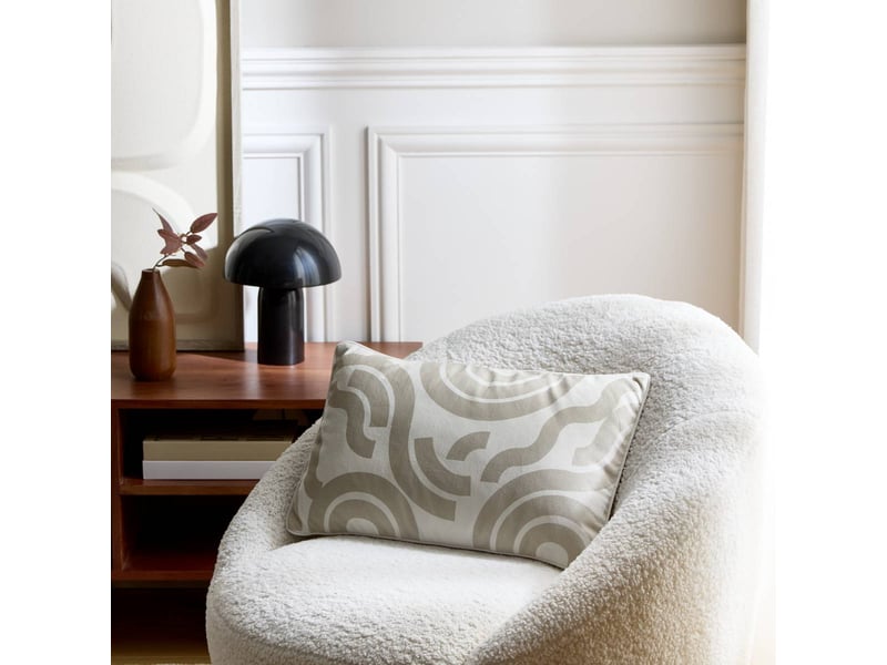  Coussin lilou rectangulaire 30x50cm blanc LILOU - Conforama B