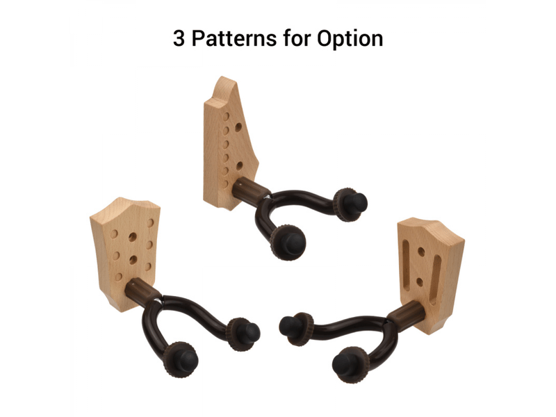  Support mural pour guitare en bois de hêtre avec barres de stabilisation en fer pour guitare électrique, acoustique, basse, violon  - Conforama B