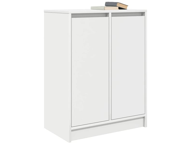  Buffet - bahut - meuble de rangement blanc 57x34x76 cm bois d'ingénierie  - Conforama D