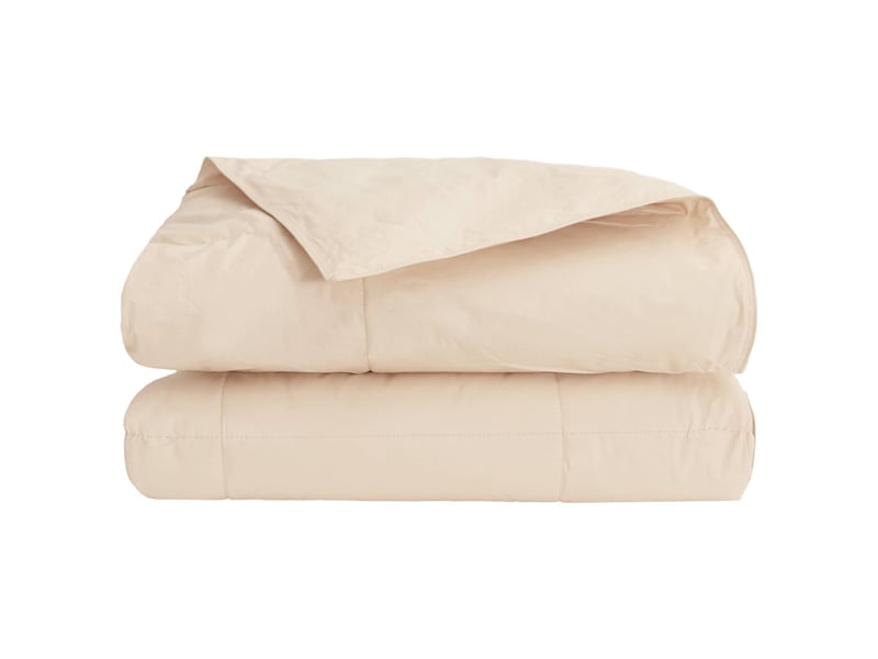  Couette - duvet d'été beige 240 x 260 cm 100% kapok naturel  - Conforama D