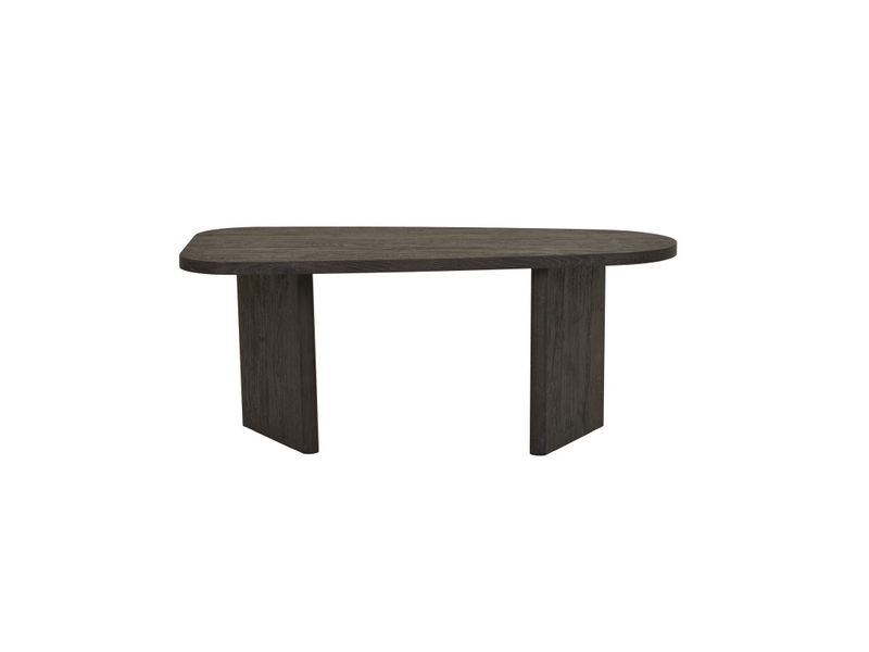 Retz-table basse décor brun foncé 50x100 cm  - Conforama A
