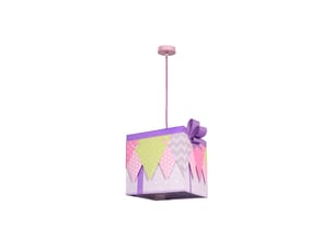 Suspension enfant fabrilamp regalo lilas 1xe27 30 x 30 x 30 cm