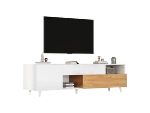 Meuble tv coloris bicolore 180 cm REDOM  