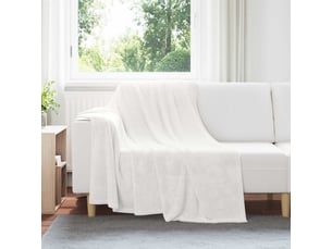 Plaid canapé blanc 150x200 cm 0.78 kg polaire
