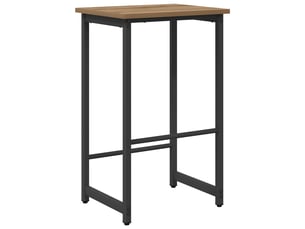 Tabouret de bar, chaise de bar chêne artisanal 40x32x64 cm shl72521