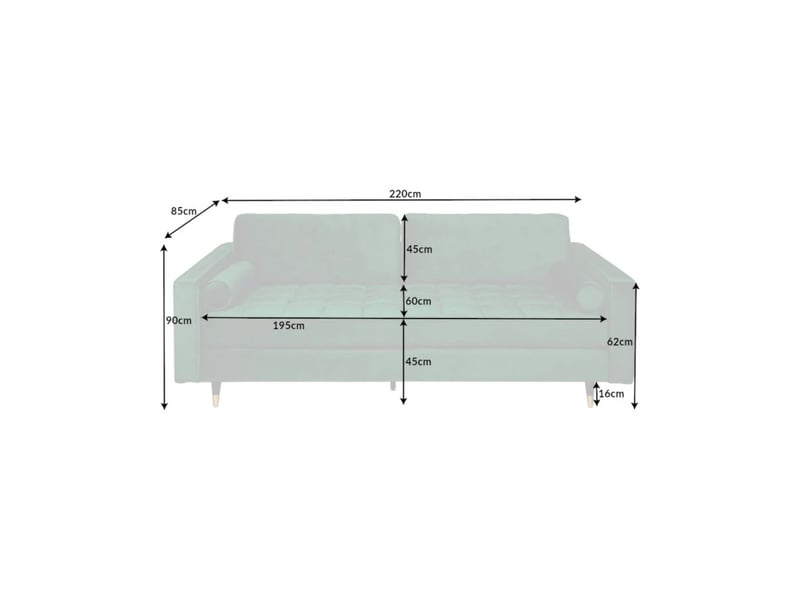 Canapé d'angle réversible koliri vert émeraude – canapé design en velours capitonné avec pouf assorti - Conforama C