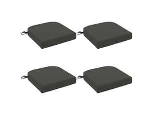 Lot de 4 coussins de siège, coussins d'assise soest 100 % polyester cf60763