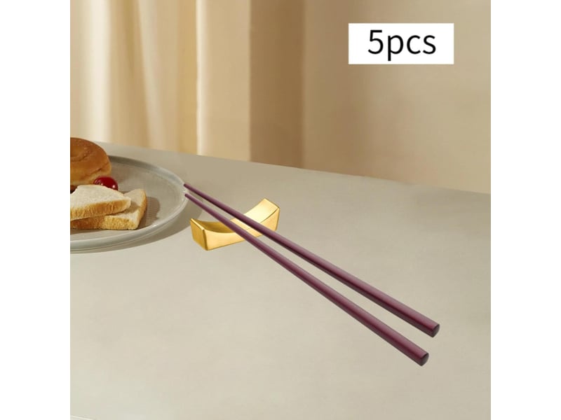  Porte-baguettes en acier inoxydable 304 porte-baguettes simple porte-baguettes robuste pour restaurant, hôtel, maison, doré  - Conforama B