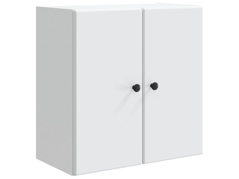  Armoire murale salon, meuble de rangement blanc 59 x 31 x 60 cm bois d'ingénierie shl8786  - Conforama A