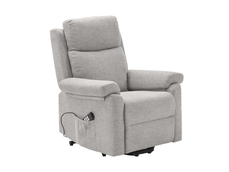  Fauteuil relax releveur électrique tissu gris clair - maciana MACIANA - Conforama C