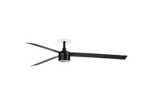 Faro cruiser ventilateur de plafond encastré cruiser 160 cm tek led noir mat 3000k