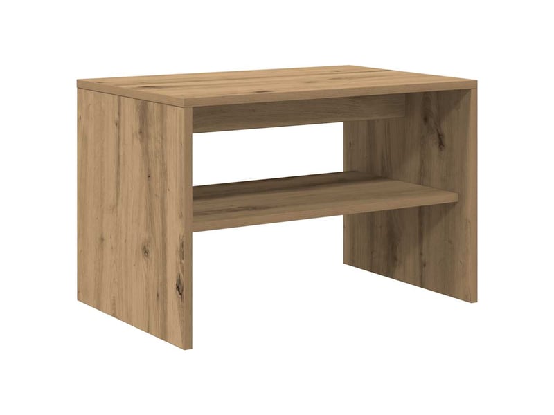  Meuble tv - banc tv - meuble de rangement chêne artisanal 60x40x40 cm bois d'ingénierie  - Conforama A