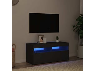 Meuble tv coloris noir  <strong></strong>  <strong></strong>
