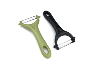2 pcs éplucheur universel, econome legumes inox eplucheur legumes manuel eplucheur pomme (noir+vert)