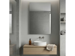 Miroir de salle de bain rectangulaire mural made in italy 60x80 daryl 1