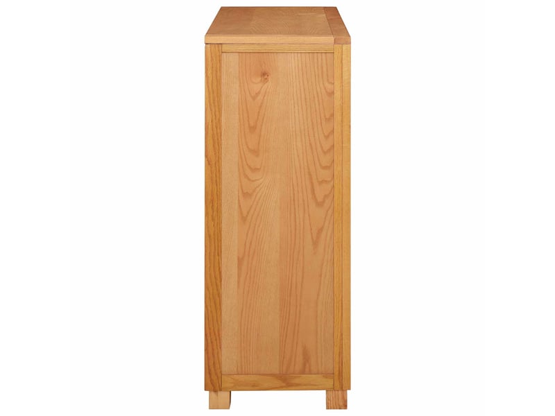  Armoire de rangement avec porte marron 80x35x95 cm bois de chêne massif shl65573  - Conforama E
