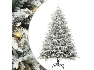 Sapin de noël, arbre de noël artificiel pré-éclairé avec ensemble de boules cf61632