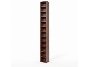 Bibliotheque coloris marron 12 étagère(s) BEAUNIV - 21 cm x 175 cm