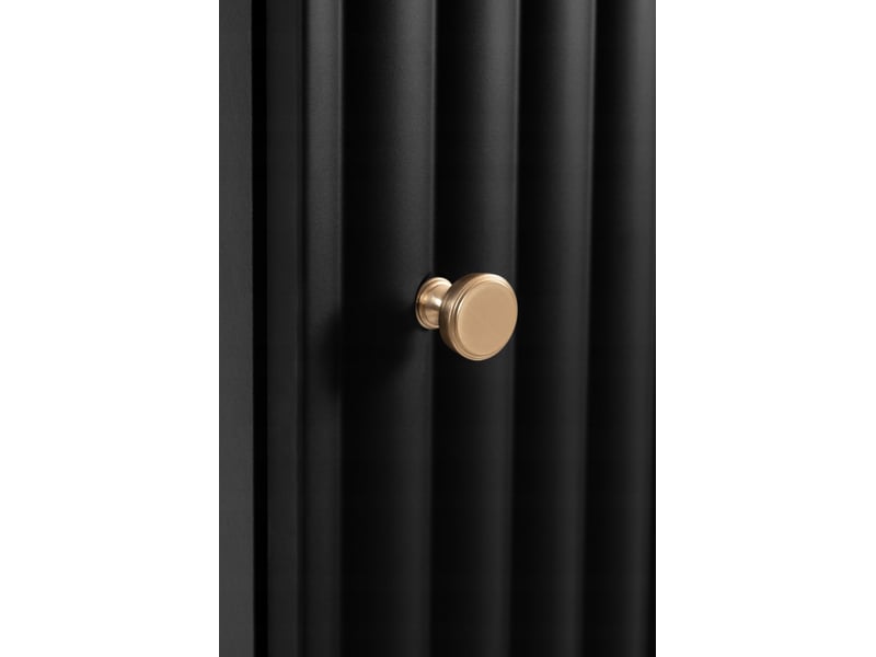  Meuble colonne suspendu de salle de bain bello noir 35 × 136 cm  - Conforama R