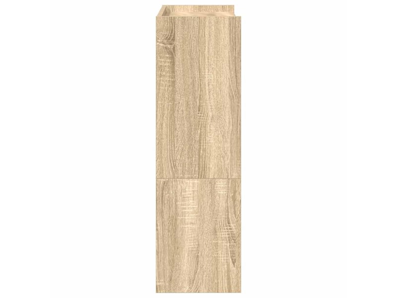  Meuble à chaussures, étagère à chaussures chêne sonoma 60x25x81 cm bois d'ingénierie  - Conforama E