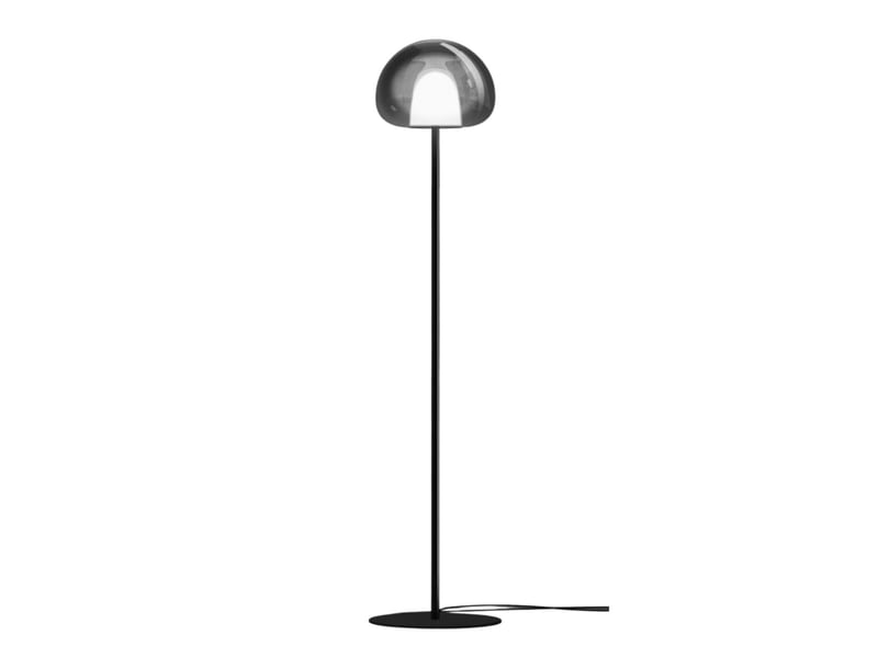  Lampadaire contemporain verre fumé led intégrée 145 cm - esteban Esteban - Conforama A