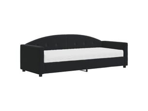 Lit simple 80x200 cm    coloris noir