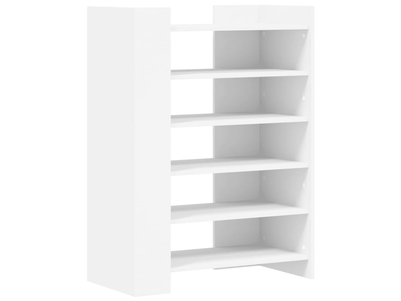  Meuble à chaussure | armoire à chaussures blanc 74,5x37,5x100 cm bois d'ingénierie  - Conforama A
