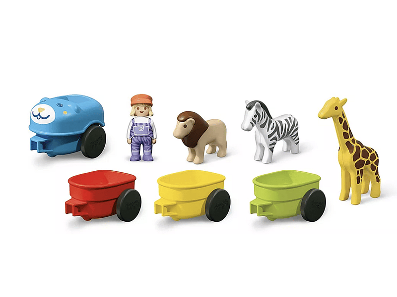  72084 train des animaux - playmobil junior 72084 - Conforama B