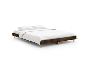 Lit 2 places 135x190 cm coloris marron