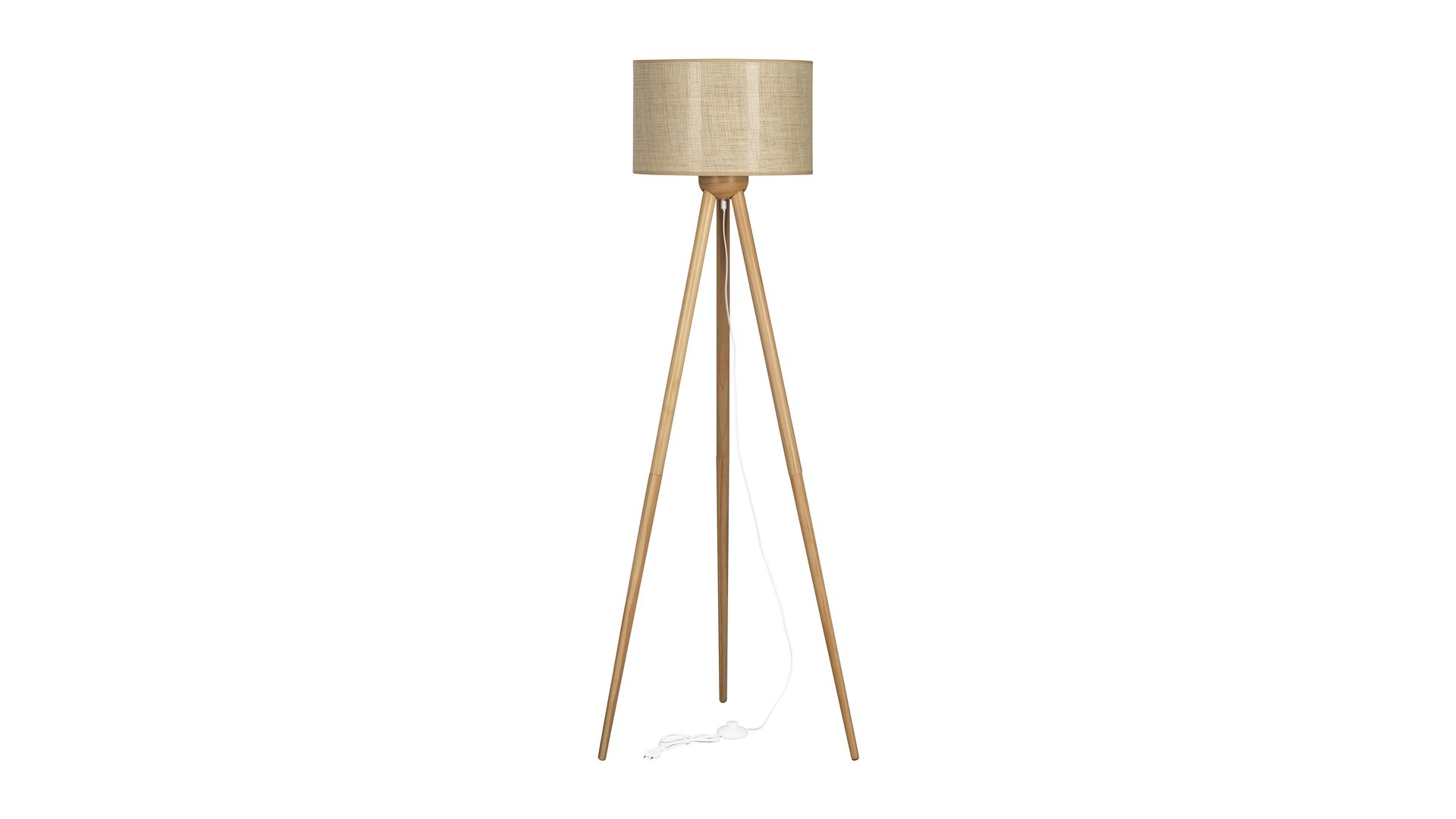 LAMPADAIRE BOIS 148 CM RITA bois clair Conforama