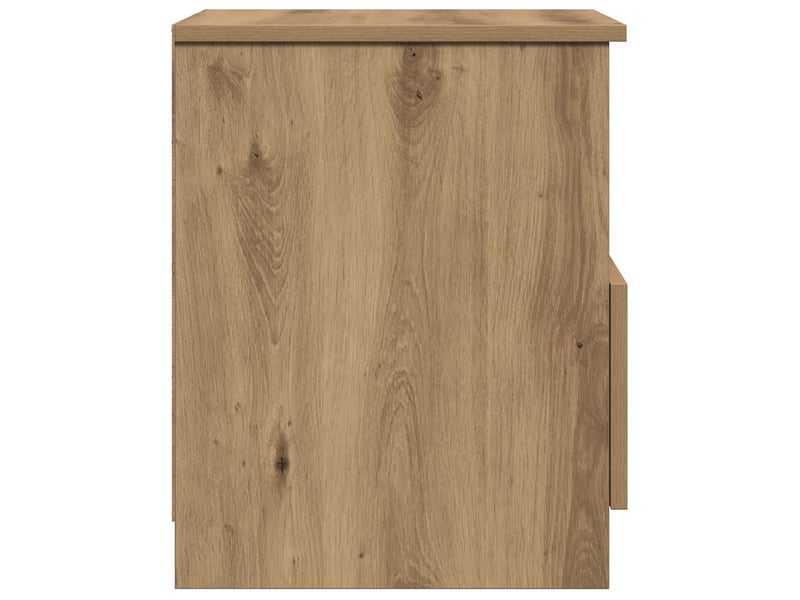  Table de chevet - cabinet de chevet - table de nuit chêne artisanal 40x40x50 cm bois d’ingénierie  - Conforama E