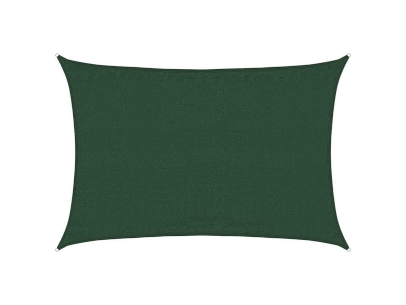  Voile d'ombrage - voile d'ombre - voile parasol 160 gm² vert foncé 3,5x5 m pehd  - Conforama A
