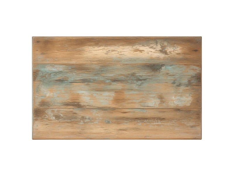  Vidaxl table de bar 110 x 55 x 100 cm bois massif recyclé multicolore  - Conforama A
