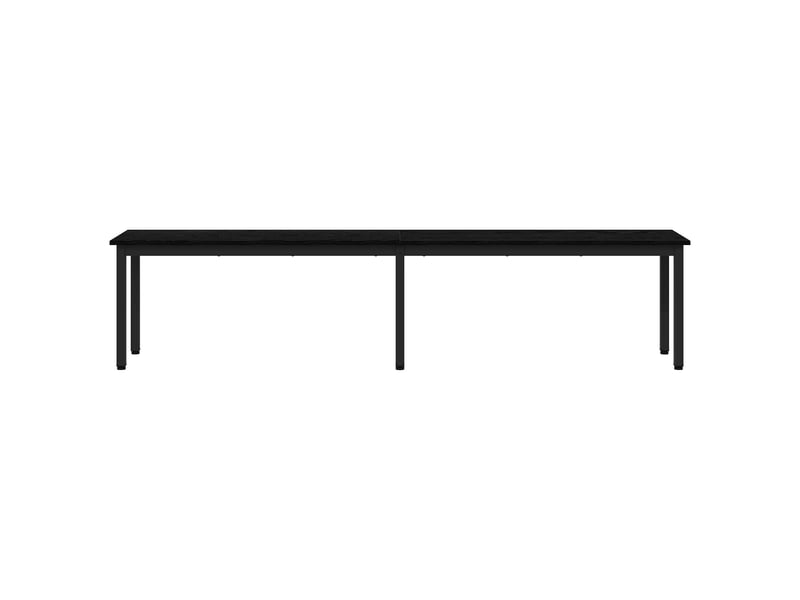  Banc d'entrée, banc d'intérieur chêne noir 200x35x45 cm bois d'ingénierie  - Conforama E