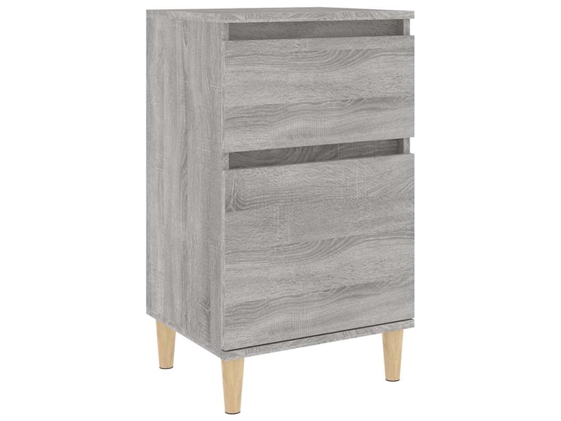  Table de chevet - cabinet de chevet - table de nuit sonoma gris 40x35x70 cm  - Conforama A