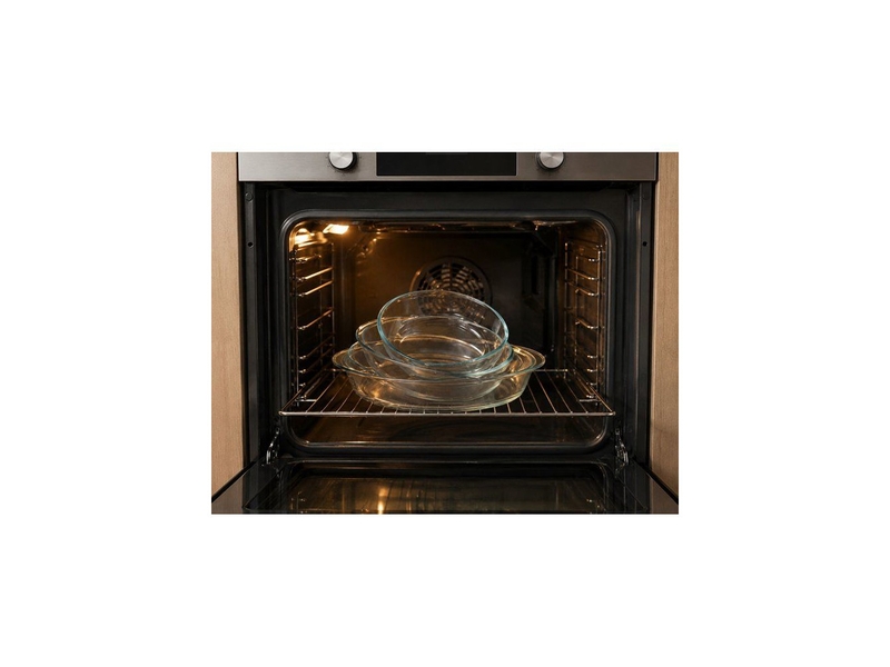  Plat à four ovale en verre trempé ovenchef lot de 3 3550190502350 - Conforama B