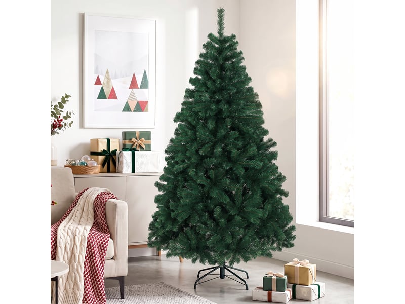  Sapin de noël artificiel h.180cm 700 branches vert  - Conforama D