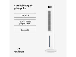 Rafraîchisseur d'air KLARSTEIN  - 75 watts 